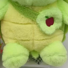 2pcs Cartoon Turtle Plush Dolls Soft Green & Yellow Stuffed Animals