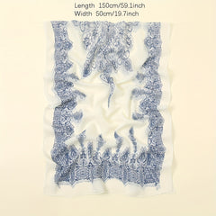Breathable Print Scarf Sunscreen Shawl Casual Outdoor Wrap
