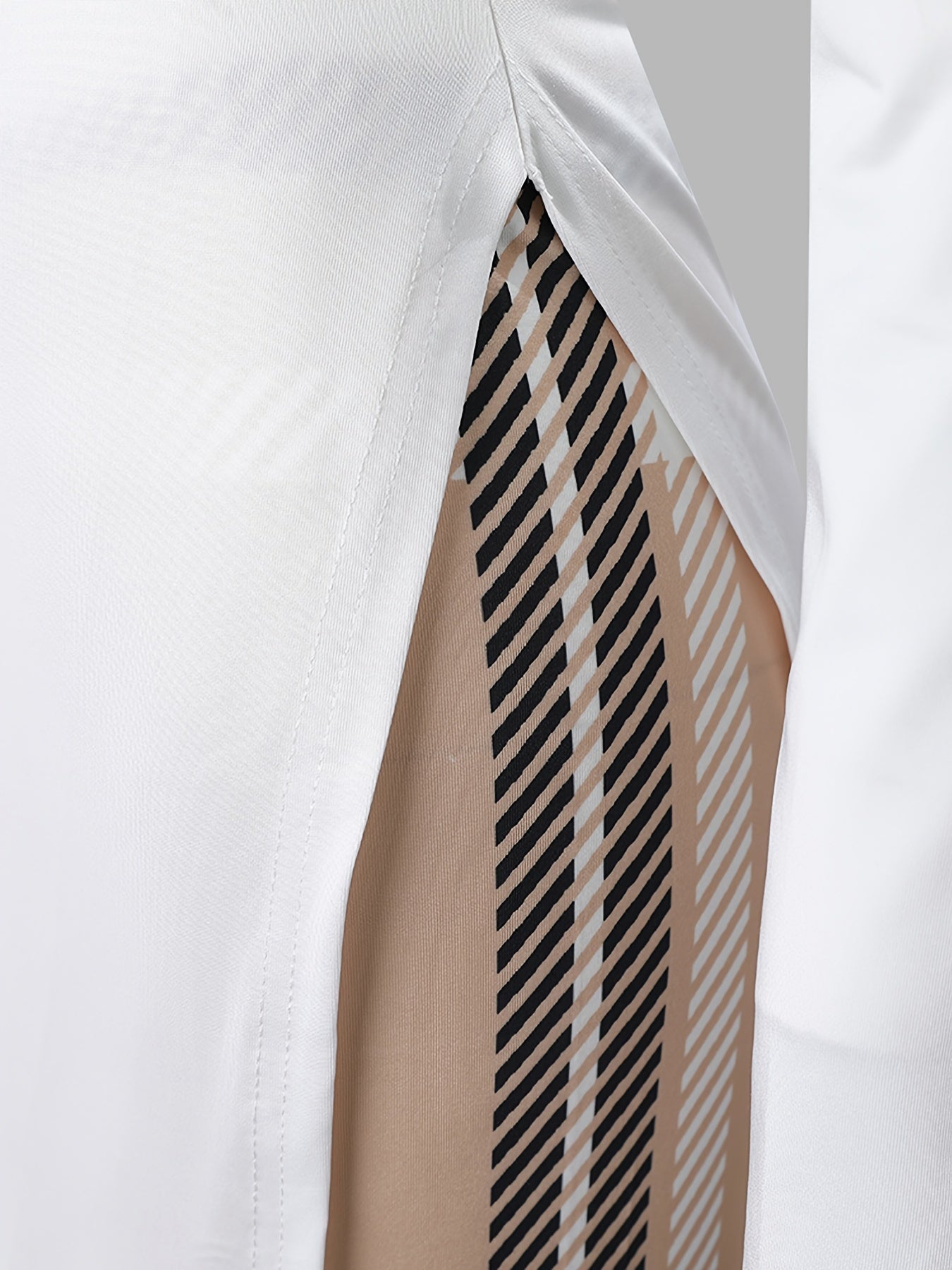 Irregular Bodycon Two piece Set Letter Print Long Sleeve Tops & Plaid Pants