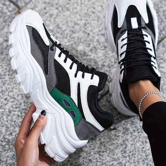 Women's Height Increased Sneakers Outdoor Walking Shoes