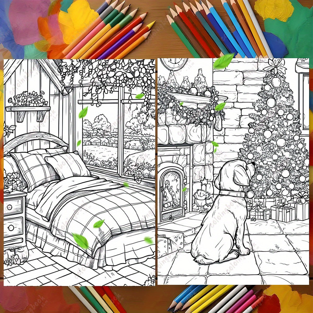 HUGGE & HUE Drawing Coloring Book for Adults