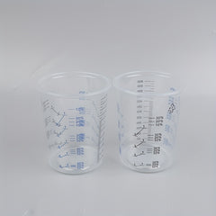 10pcs 50pcs Paint Mixing Calibrated Cup 600ml Mixing Pots