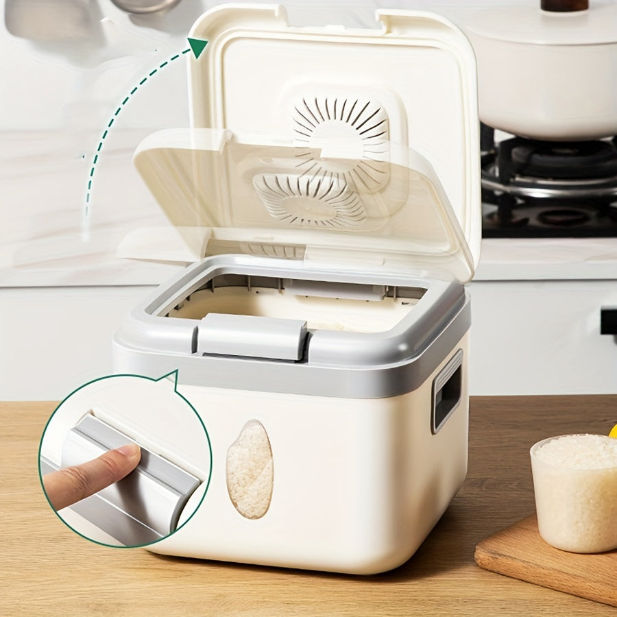 Acrylic Airtight Rice Dispenser Food Storage Container
