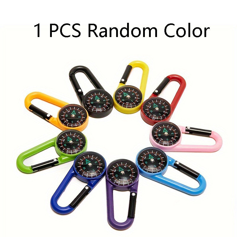 ABS Compass Keychain Bag Accessories For Men Key Chain Camping Hiking Tools