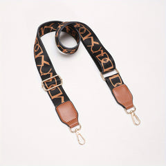 Geometric Pattern Wide Strap Adjustable Bag Strap
