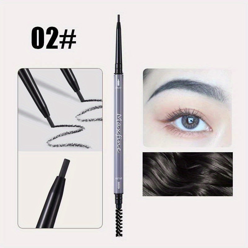 Waterproof Eyebrow Tattoo Pen with Brush Long Lasting Eyebrow Pencil
