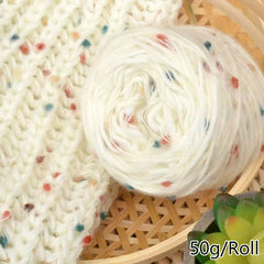 Rainbow Candy Ball Yarn for DIY Knitting Crocheting Soft Sca