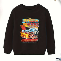 Racing Car And THE DREAM IS Boys Sweatshirt
