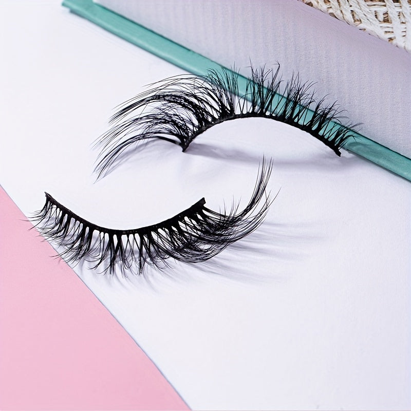 7 Pairs 5D Crisscross False Eyelash Fluffy Wispy Long Lash Extension 20mm