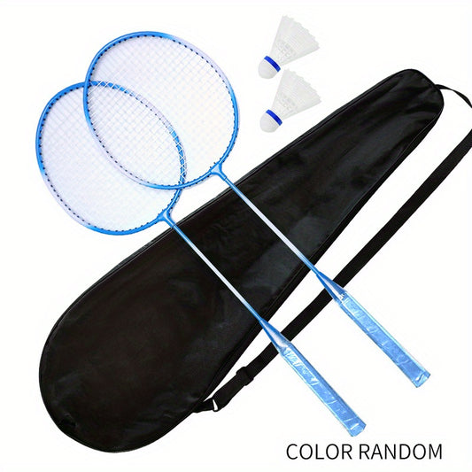 Portable Badminton Racquets Set for Students Couples & Outdoor Activities