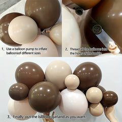Bohemian Style Flower Ring Latex Ball Set