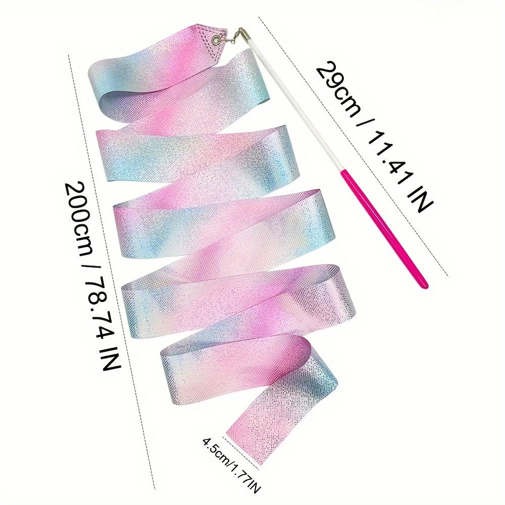 Gymnastic Ribbon Dance Ribbon Twirling Baton 199