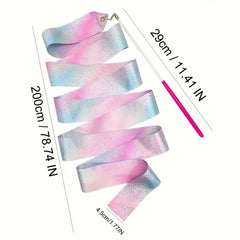 Gymnastic Ribbon Dance Ribbon Twirling Baton 199