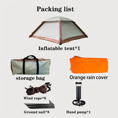 Portable Inflatable Tent UV Protection Rainproof Windproof Leisure Tent