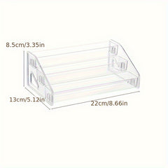 Transparent Makeup Organizer Essential Stand