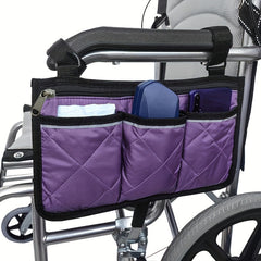 Wheelchair Side Armrest Bag Portable Storage Hanging Bag