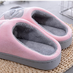 Women's Cat Plush Slippers Soft Sole Slides