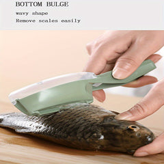 Fish Scale Scraper with Protective Cover - Home Kitchen & Outdoor Fishing