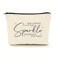 She Leaves A Little Sparkle Makeup Bag Gift