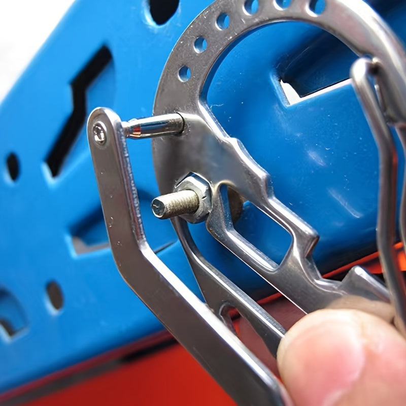 Stainless Steel Mini Tool Keychain Screwdriver Wrench