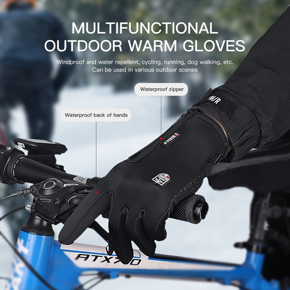 Coldproof Windproof Sports Gloves Cycling Skiing Winter Warm Gloves