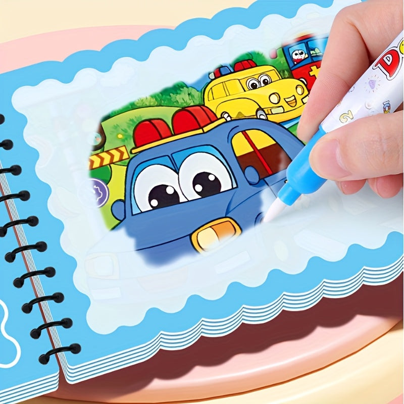 Reusable Water Coloring Books for Adults - Marine Life Designs