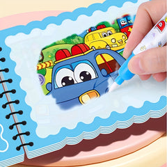 Reusable Water Coloring Books for Adults - Marine Life Designs