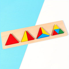 Montessori Geometric Puzzle Set for Kids