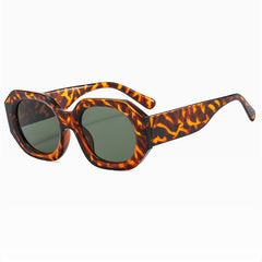 Y2K Geometric Sunglasses UV400 With Case