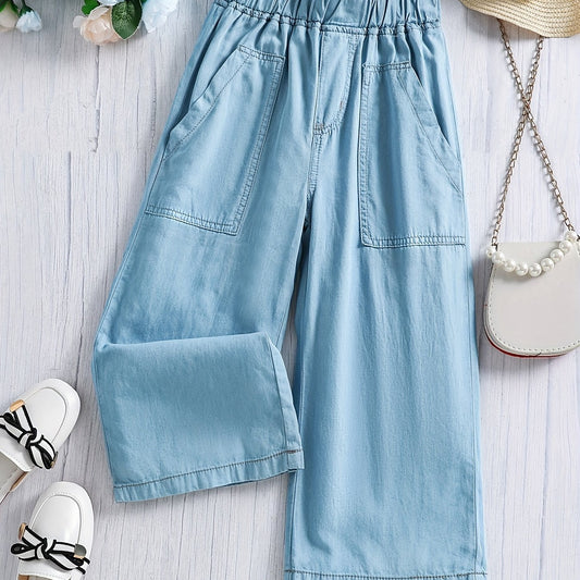 Girls Casual Wide Leg Pants Spring Summer Clothes
