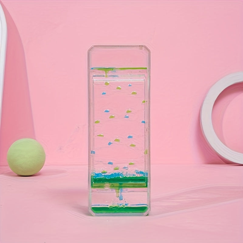 Liquid Hourglass Timer Stress Relief Toy - Birthday Gift