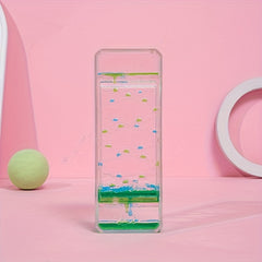 Liquid Hourglass Timer Stress Relief Toy - Birthday Gift