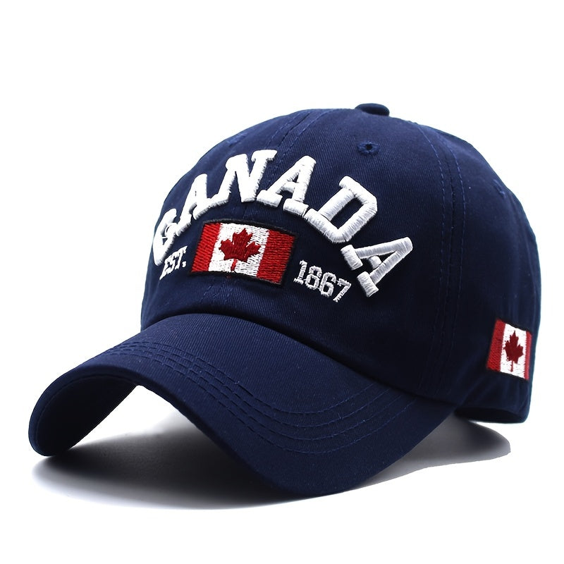 Men's Maple Leaf Sunproof Baseball Cap for Youth