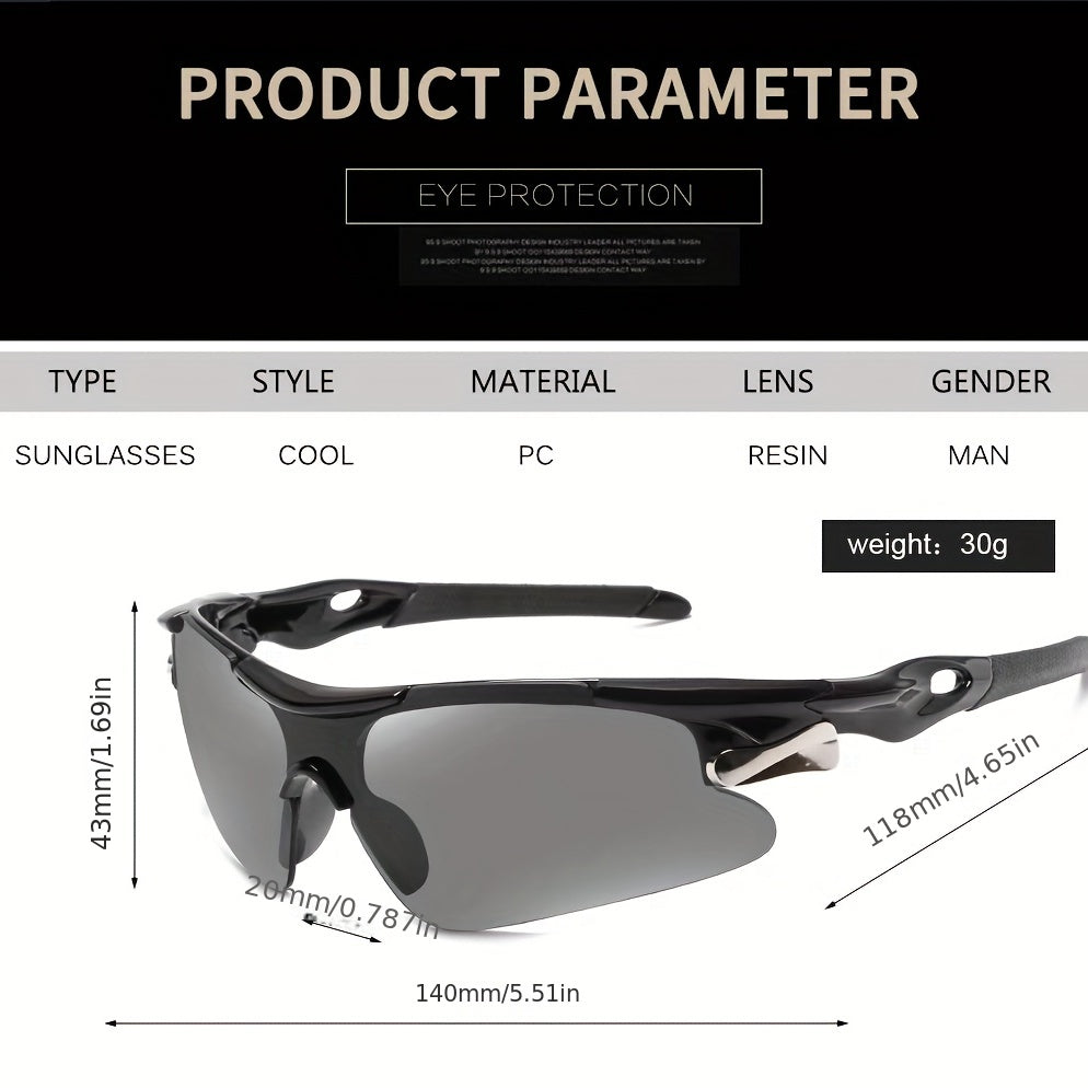Men's Windproof Polarized Cycling Sunglasses for Outdoor