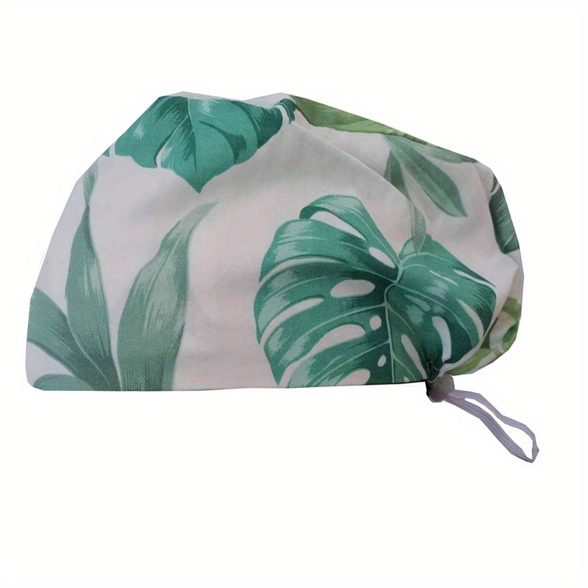 Cartoon Print Work Cap For Men & Women Adjustable Nurse Cap