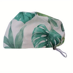 Cartoon Print Work Cap For Men & Women Adjustable Nurse Cap