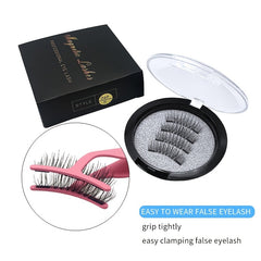 Magnet False Eyelashes Tweezers Lashes Applicator Clip