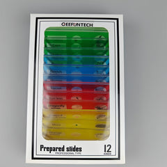 12pcs Plastic Prepared Microscope Slides Biological Specimen