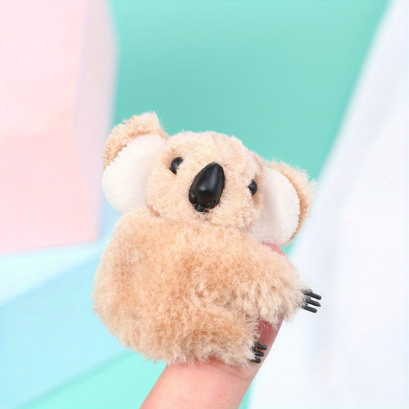 3D Plush Koala Hairpin Hair Claw for Girls