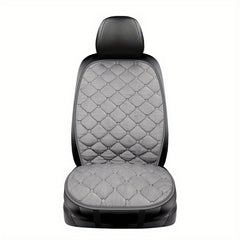 Car Diamond Seat Cushion Winter Plush Universal Warm Thickened Soft Short Plush