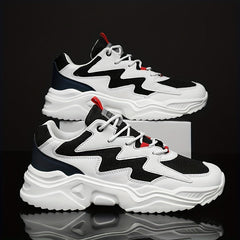 Men Chunky Lace-up Front Shoes