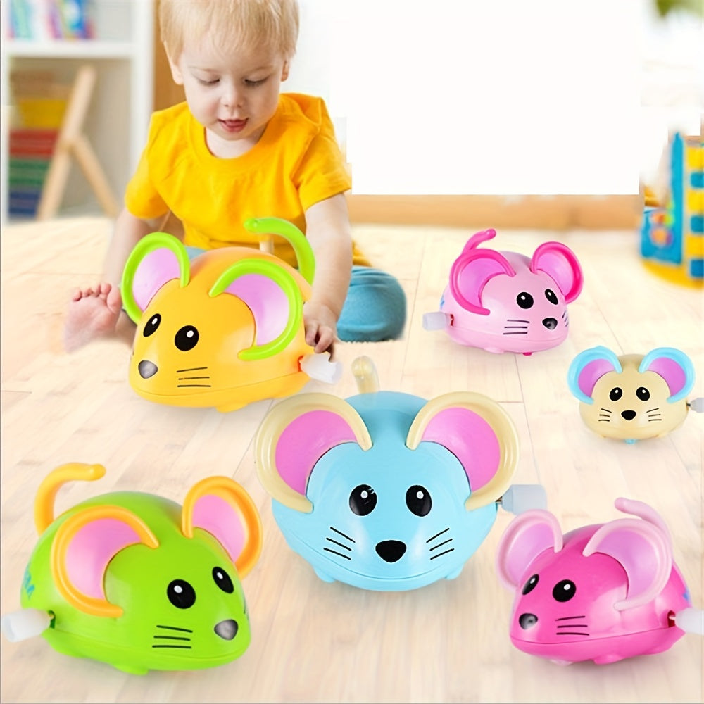 Random Wind up Mouse Toy Funny Animal Educational Toy for Kids Teens Adults