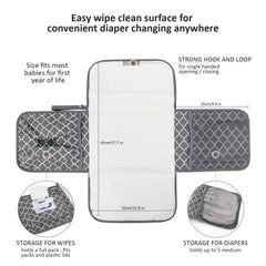 Portable Baby Diaper Changer Travel Changing Table