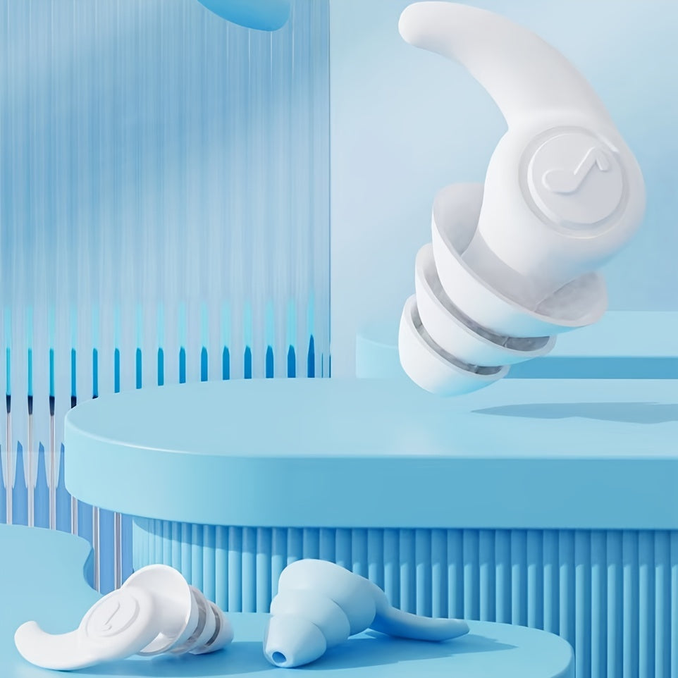 Solid Silicon Earplugs Waterproof for Swimming Diving