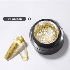 Glitter Nail Gel Polish Colorful Nail Art for Salon & Home