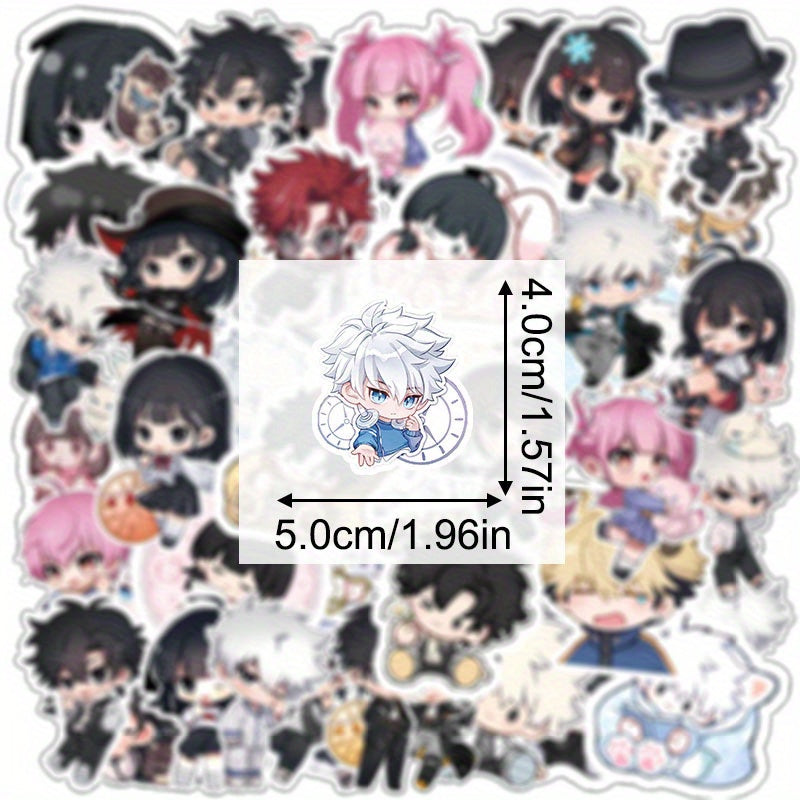 50 Time Agent 2D Anime Cheng Xiaoqing Stickers Notebook Decoration Decals