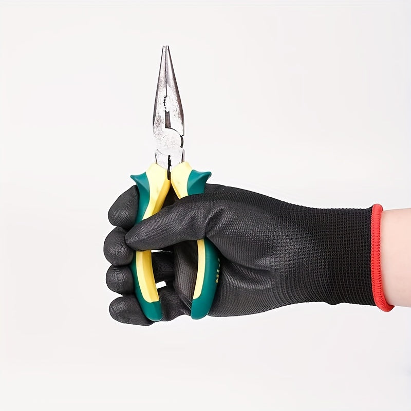 12 Pairs Protective Work Gloves Wear resistant Non slip Anti static Safety Glove