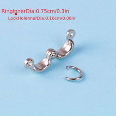 Stainless Steel Parrot Leg Ring for Stylish Pet Decor