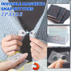 2 Pairs Magnetic Snap Buttons Sewing Accessories For Clothes And Bags