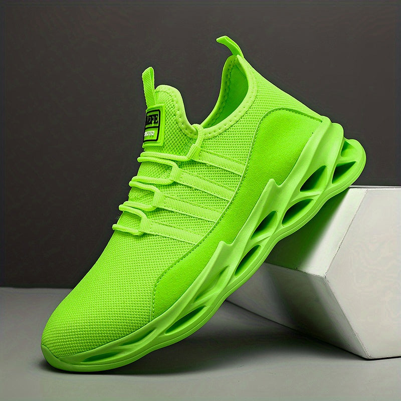 Men's Slip on Blade Sneakers Lightweight Breathable Athletic Shoes